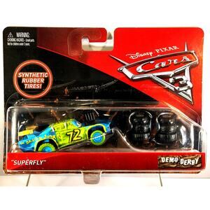 Mattel Disney Cars 3 Demo Derby SUPERFLY, New, See Pics/Description!